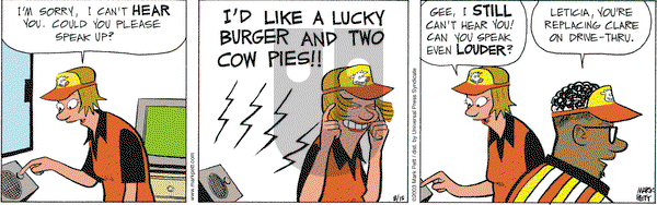 Lucky Cow on Thursday August 28, 2003 Comic Strip