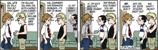 Doonesbury on Tuesday December 29, 2015 Comic Strip