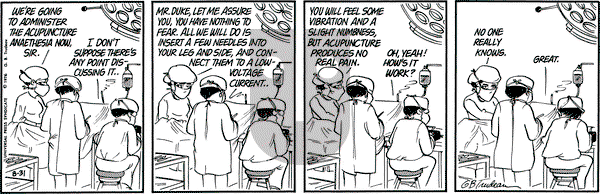 Doonesbury on Tuesday August 31, 1976 Comic Strip