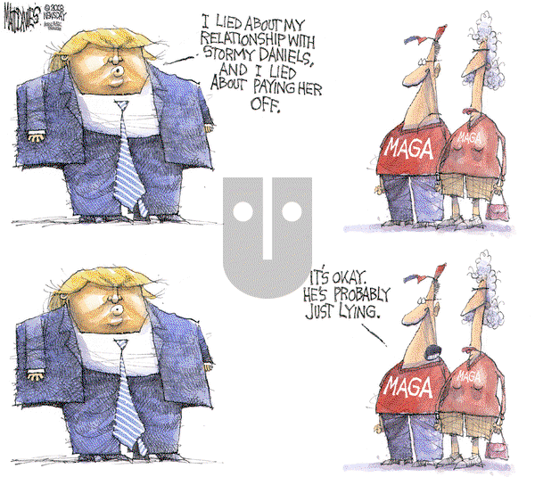 Matt Davies on Friday May 4, 2018 Comic Strip