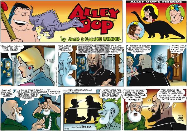 Alley Oop on Sunday November 19, 2006 Comic Strip