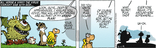 Over the Hedge on Friday March 19, 2021 Comic Strip