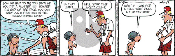 Cleats on Thursday June 22, 2006 Comic Strip