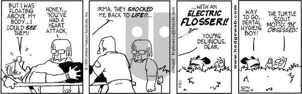 Over the Hedge on Wednesday November 11, 1998 Comic Strip