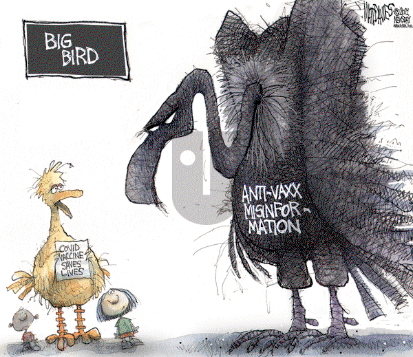 Matt Davies - Thursday November 11, 2021 Comic Strip