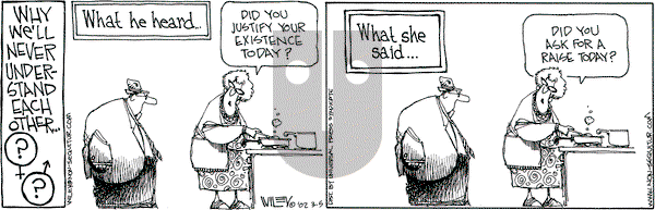 Non Sequitur on Tuesday March 5, 2002 Comic Strip