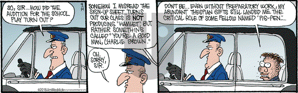 Monty on Friday September 14, 2018 Comic Strip