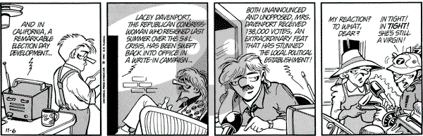 Doonesbury on Tuesday November 6, 1990 Comic Strip