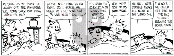 Calvin and Hobbes on Friday August 21, 1992 Comic Strip