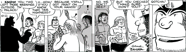 Alley Oop on Friday October 22, 1999 Comic Strip