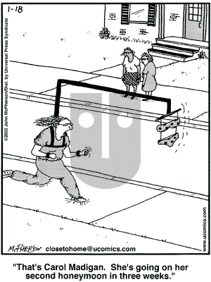 Close to Home on Friday January 18, 2002 Comic Strip