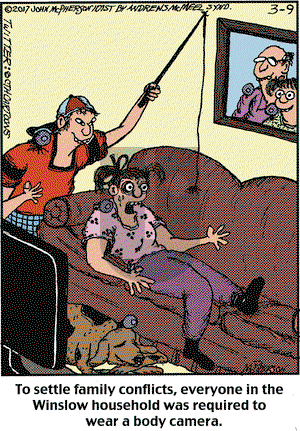 Close to Home on Thursday March 9, 2017 Comic Strip