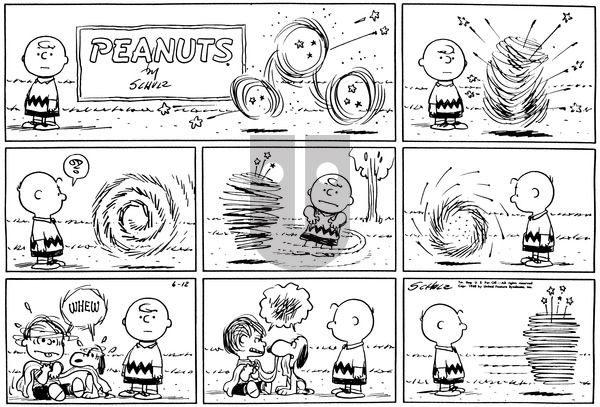 Peanuts on Sunday June 12, 1960 Comic Strip