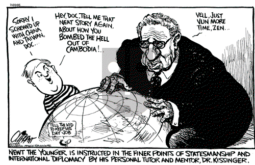 Pat Oliphant on Thursday July 20, 1995 Comic Strip