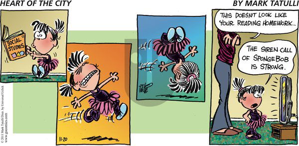 Heart of the City on Sunday November 20, 2011 Comic Strip