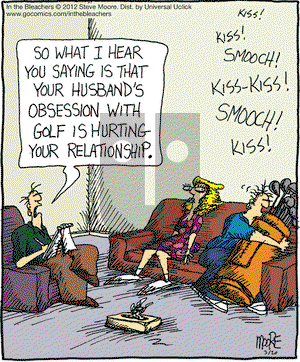 In the Bleachers on Tuesday March 20, 2012 Comic Strip