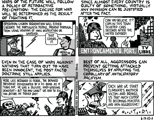 Ted Rall on Thursday June 19, 2003 Comic Strip
