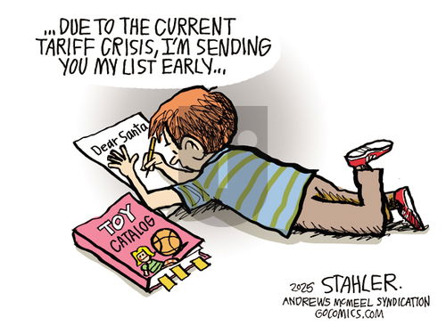 Jeff Stahler - Thursday May 15, 2025 Comic Strip
