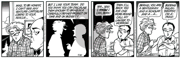 Doonesbury on Friday November 21, 1997 Comic Strip