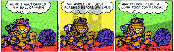 Garfield on Tuesday August 2, 1994 Comic Strip