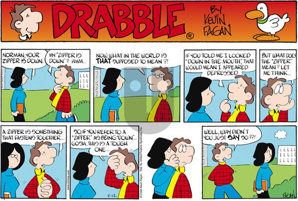 Drabble on Sunday February 12, 2006 Comic Strip