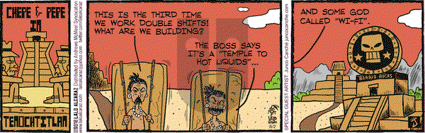 La Cucaracha on Thursday August 2, 2018 Comic Strip