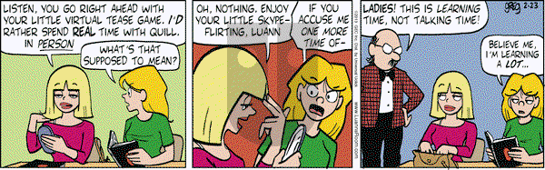 Luann on Saturday February 23, 2013 Comic Strip