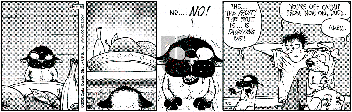 Get Fuzzy - Thursday September 5, 2002 Comic Strip