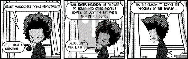 The Boondocks - Saturday December 18, 1999 Comic Strip