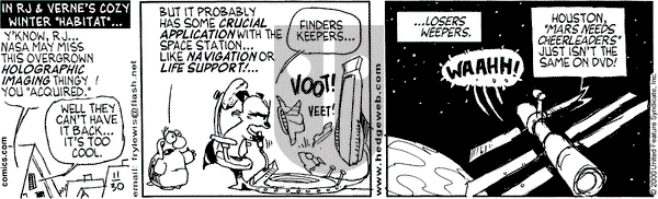 Over the Hedge on Thursday November 30, 2000 Comic Strip