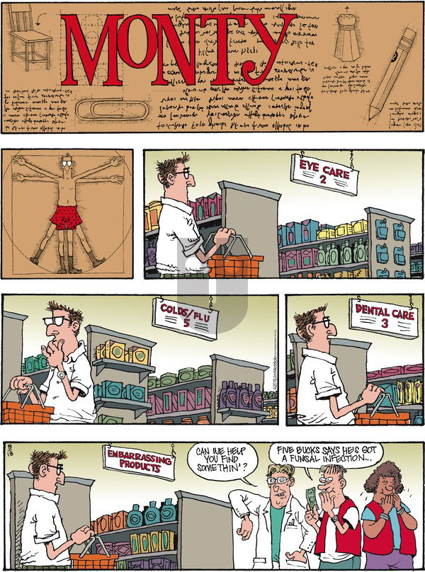 Monty on Sunday August 18, 2019 Comic Strip