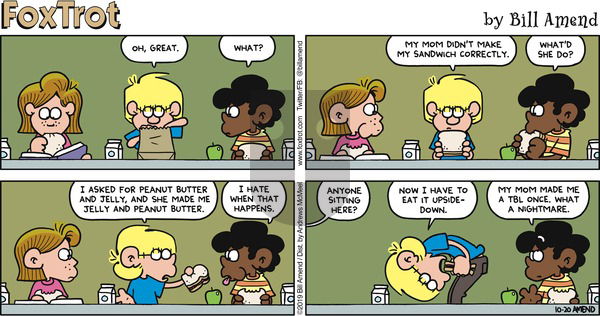 FoxTrot on Sunday October 20, 2019 Comic Strip
