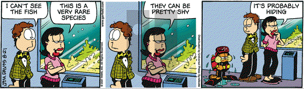 Garfield on Tuesday August 21, 2007 Comic Strip