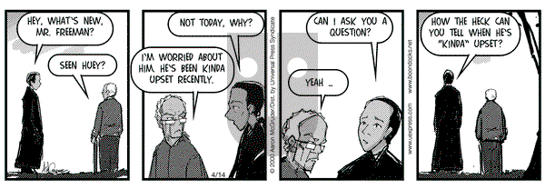 The Boondocks - Friday April 14, 2000 Comic Strip