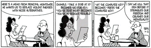 Luann on Thursday October 12, 1995 Comic Strip