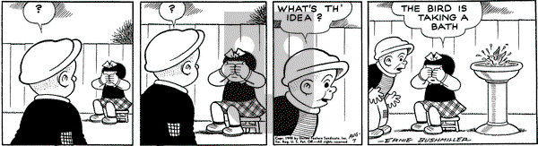 Nancy on Saturday August 7, 1948 Comic Strip