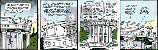 Doonesbury on Saturday July 17, 2004 Comic Strip