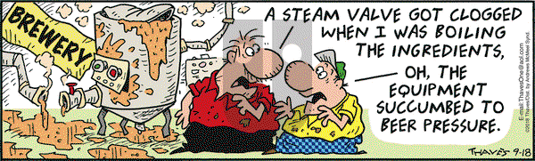 Frank and Ernest on Tuesday September 18, 2018 Comic Strip