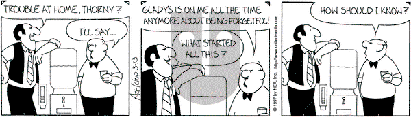 The Born Loser on Thursday March 13, 1997 Comic Strip