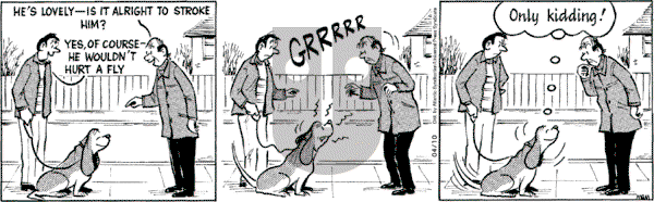 Fred Basset on Monday April 10, 2006 Comic Strip