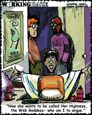 Working Daze on Wednesday February 13, 2002 Comic Strip