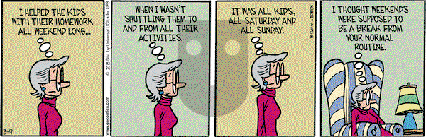 Grand Avenue on Monday March 9, 2015 Comic Strip