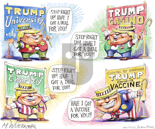 Matt Wuerker on Tuesday September 29, 2020 Comic Strip
