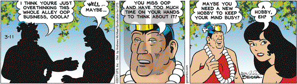 Alley Oop on Saturday March 11, 2017 Comic Strip