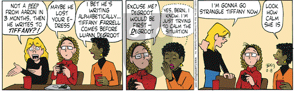 Luann on Tuesday February 8, 2005 Comic Strip