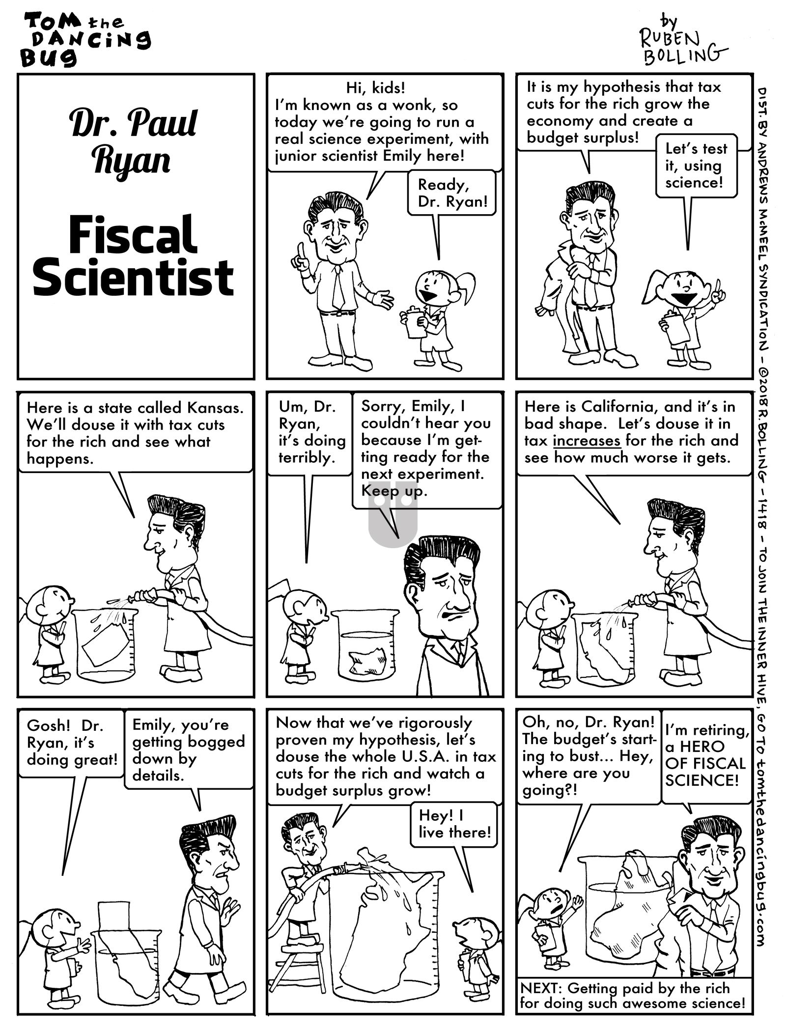 Tom the Dancing Bug - Monday December 17, 2018 Comic Strip