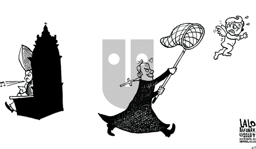 Lalo Alcaraz on Wednesday April 7, 2010 Comic Strip