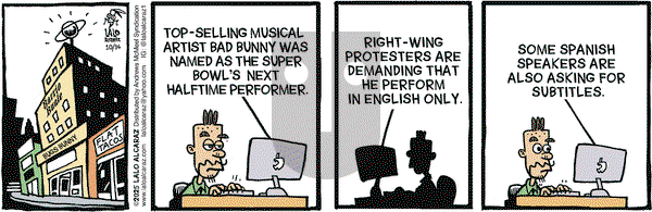 La Cucaracha on Tuesday October 14, 2025 Comic Strip
