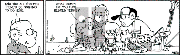 FoxTrot on Saturday August 15, 1992 Comic Strip