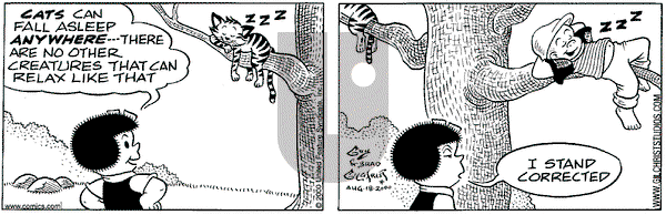 Nancy on Friday August 18, 2000 Comic Strip